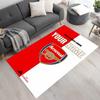 Arsenal F.c. Customize Your Name Floor Rug Office Rug Suitable for Playrooms Living Rooms Foyer Decorate room Anti-slip Rug Decorate Offices