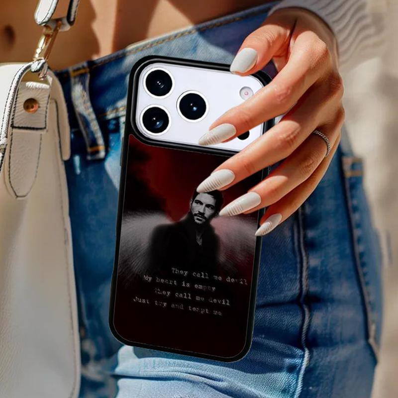 American TV Lucifer Phone Case For iPhone 17 Air 14 15 13 12 Max Cover For Apple 14 15 16 16e 11 Pro Max Plus Coque