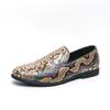 Новый британский стиль мужской парикмахерский узор замшевые лоферы слипоны для ленивого человека 46 большой размер остроносые кожаные туфли