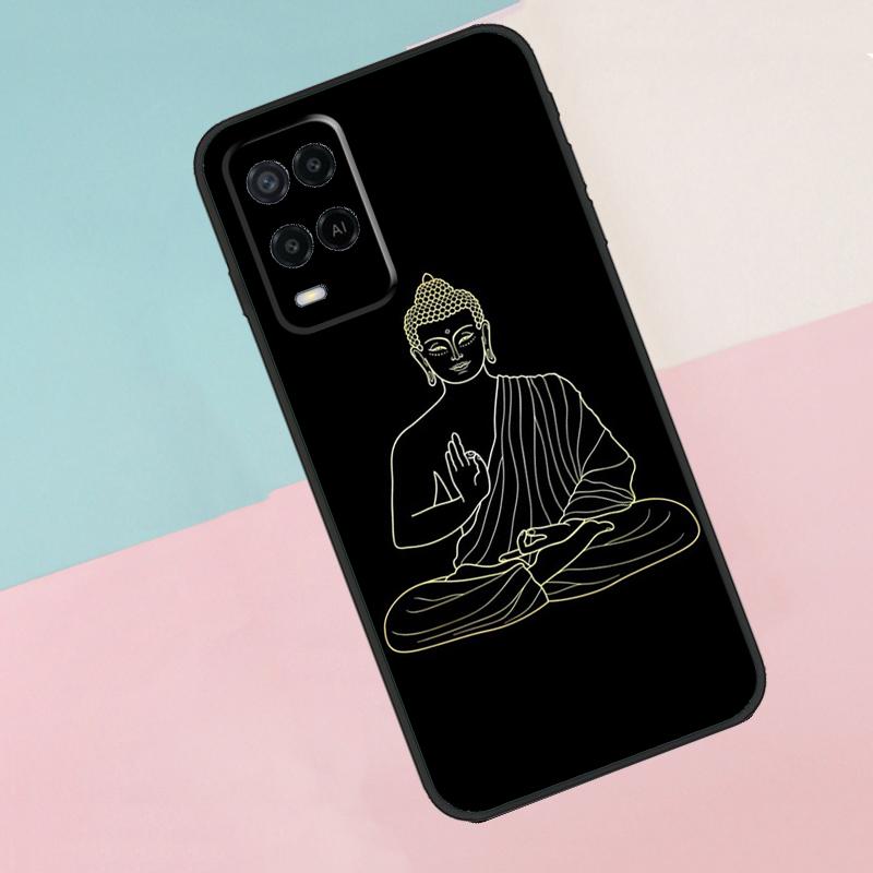 Buddha Budha For Oppo A40 A60 A80 A18 A38 A58 A78 A98 A79 A16 A76 A96 A15 A74 A94 A54 A77 A17 Phone Case