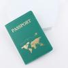 Pu Leather Passport Cover Simple Letter Plane Pattern Men Women Travel Wedding Passport Covers Holder Fashion Wedding Gift