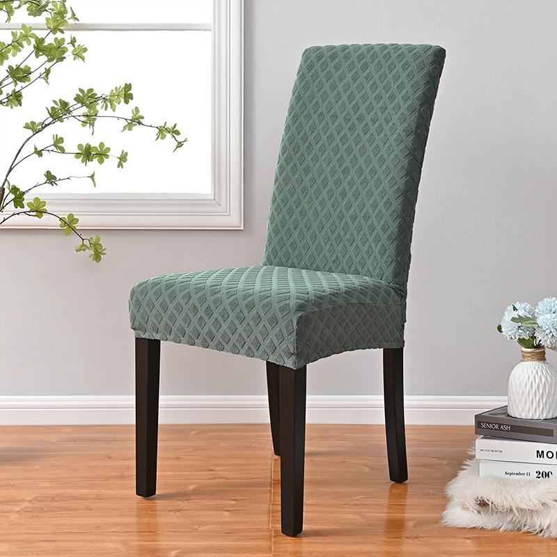Толстый скандинавский чехол на стул со спинкой, выдвижной чехол на обеденный стул, эластичный чехол на стул для кухни, столовой, офиса