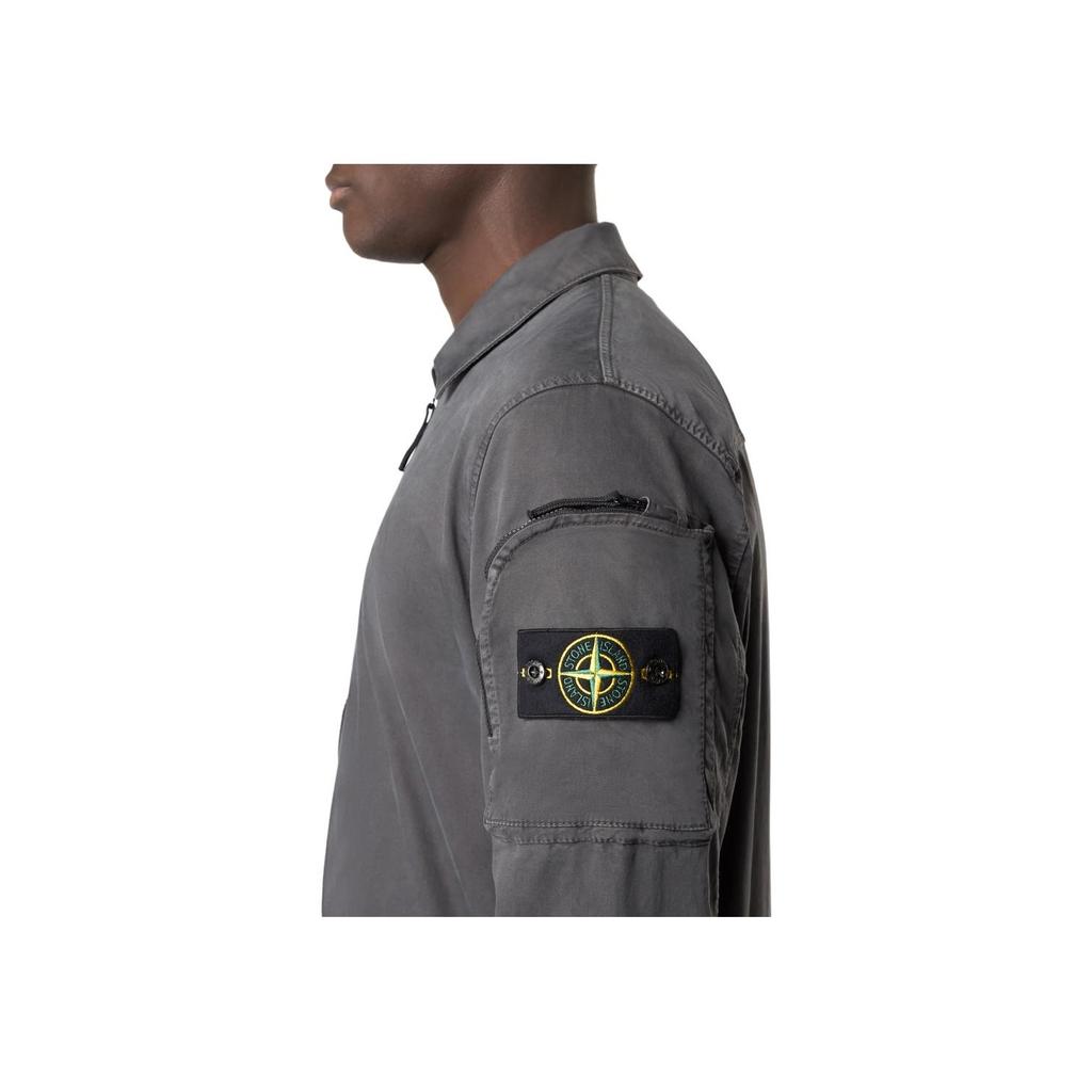 STONE ISLAND Ss25 Левый рукав карман значок логотип двусторонняя молния куртка мужская куртка K1S151200003-V0165