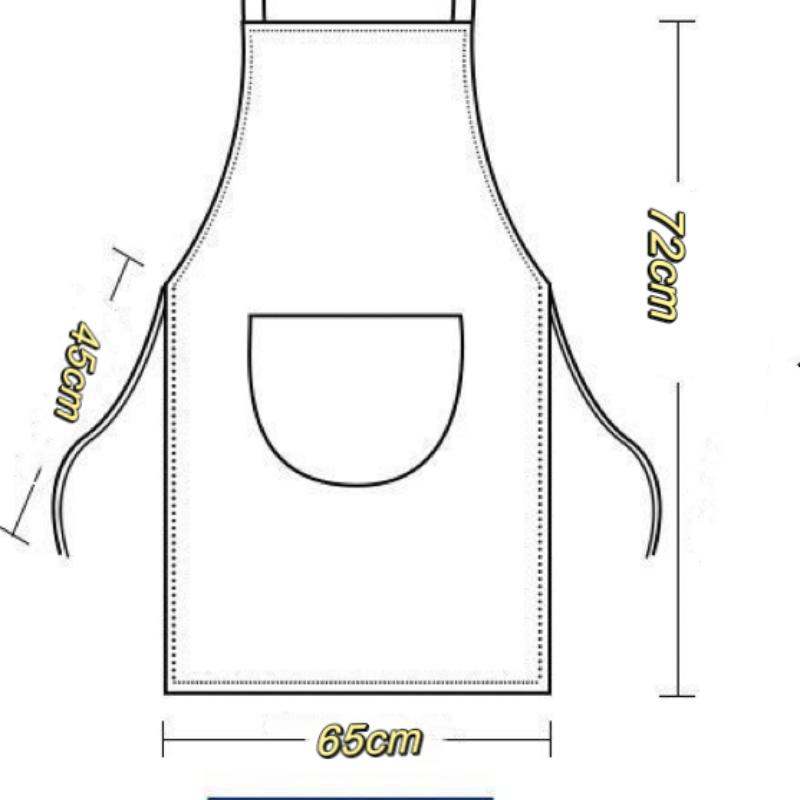Фартук водонепроницаемый маслостойкий модный для взрослых милый домашний кухонный фартук для работы на работе