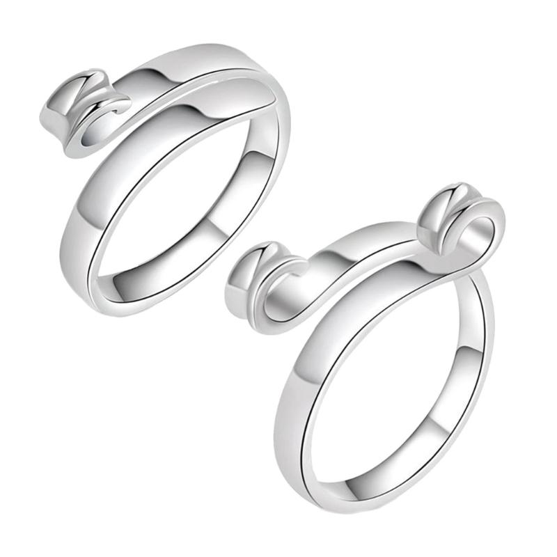 Yarn Guide Crochet Open Rings Knitting Crochet Loop Rings Yarn Guide Finger Holder Knitting Thimble for Crocheters