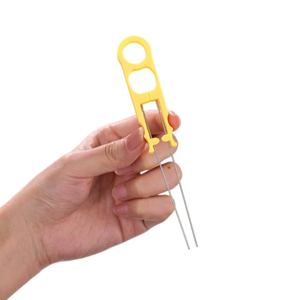 High-Quality Beans Fusion Beans Pen Multifunctional Handmade Collage Beans Needle Handheld Double Needles Perler Bead Tweezer