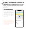 Беспроводной мини-GPS-трекер с защитой от потери ключа сигнализации, детская сумка, поиск кошелька, приложение, GPS-запись, смарт-тег, Bluetooth-совместимое устройство слежения для iPhone для