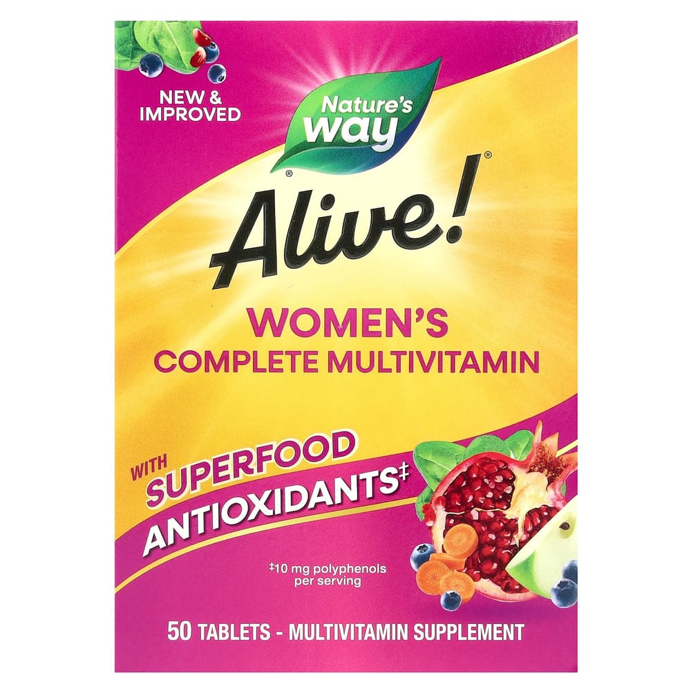 Nature's Way Alive! Women's Complete Multivitamin, 50 Tablets