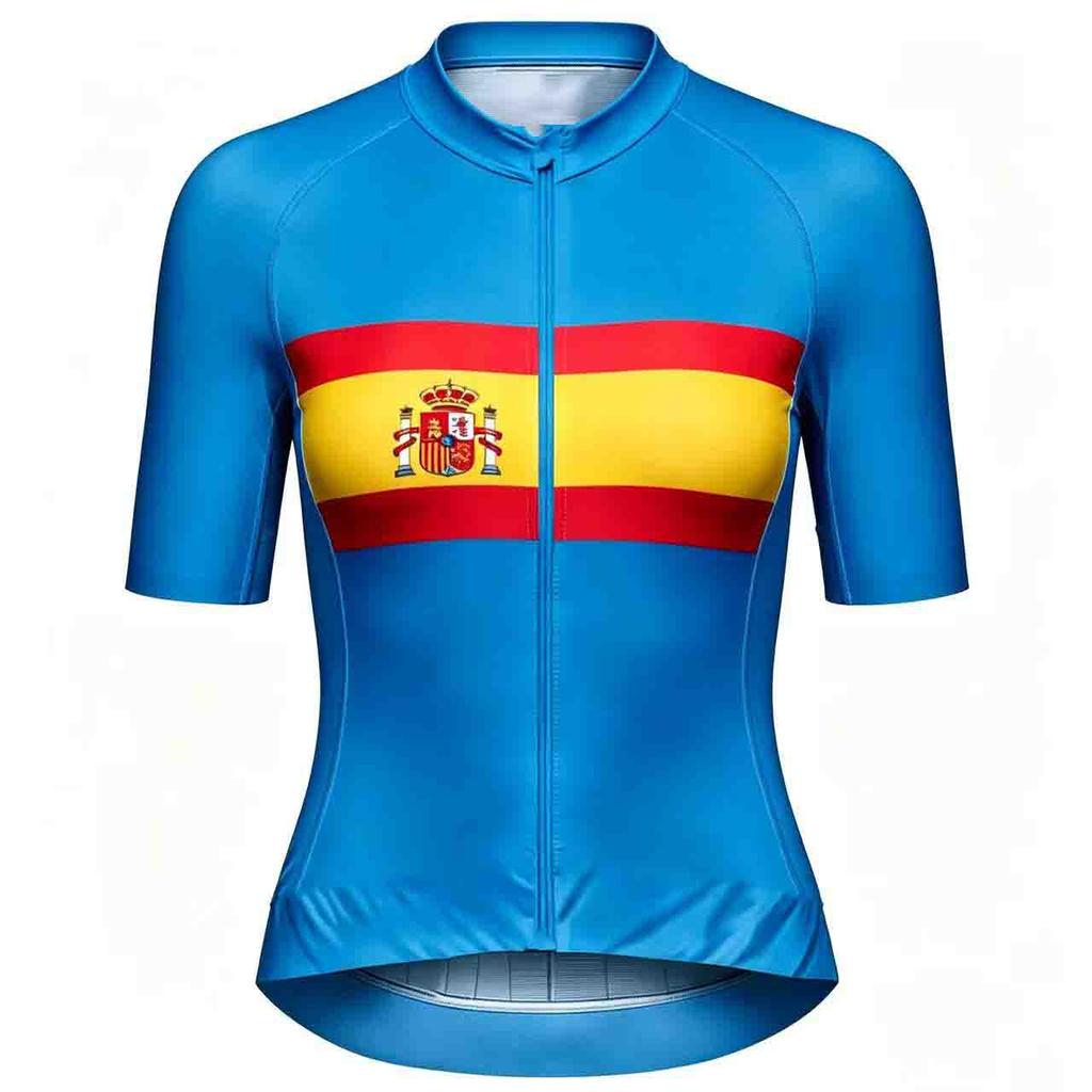 Spain Ropa De Ciclismo Short Sleeve MTB Cycling Shirts Shorts Men Maillot Ciclismo Summer Breathable Cycling Suit Set 2026