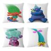 Adorable Cartoon Rabbit Design Throw Pillow Cover For Stylish Sofa Decor 45x45cm