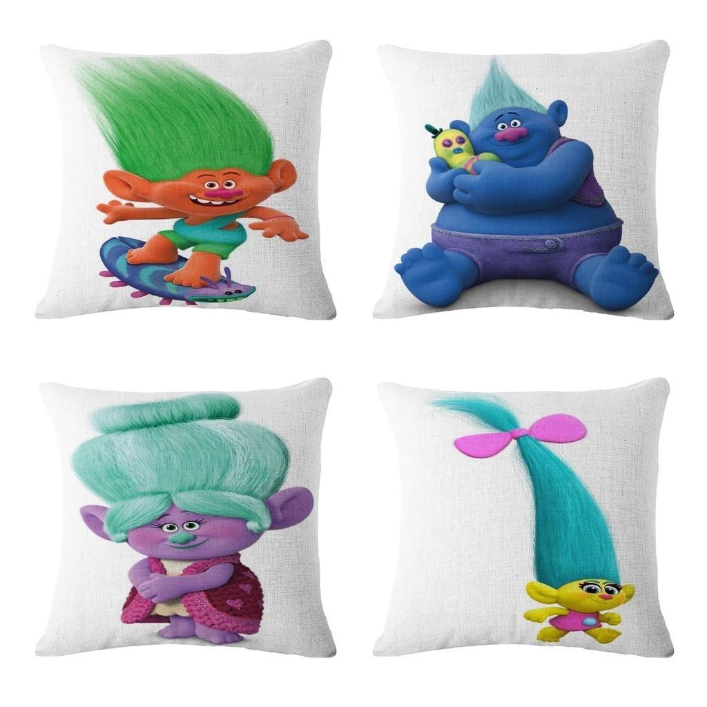 Adorable Cartoon Rabbit Design Throw Pillow Cover For Stylish Sofa Decor 45x45cm