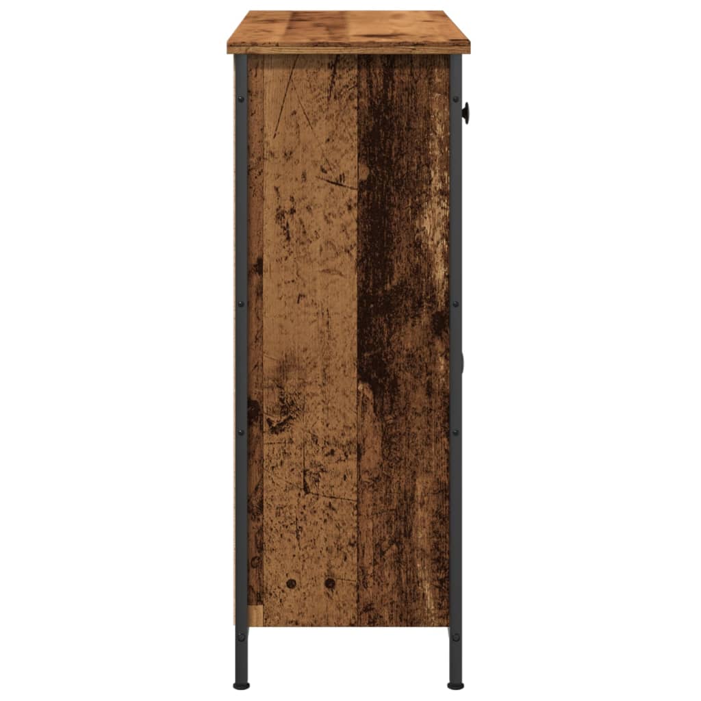 Sideboard Rustic Wood Look 70 x 30 x 80 cm Engineered Wood