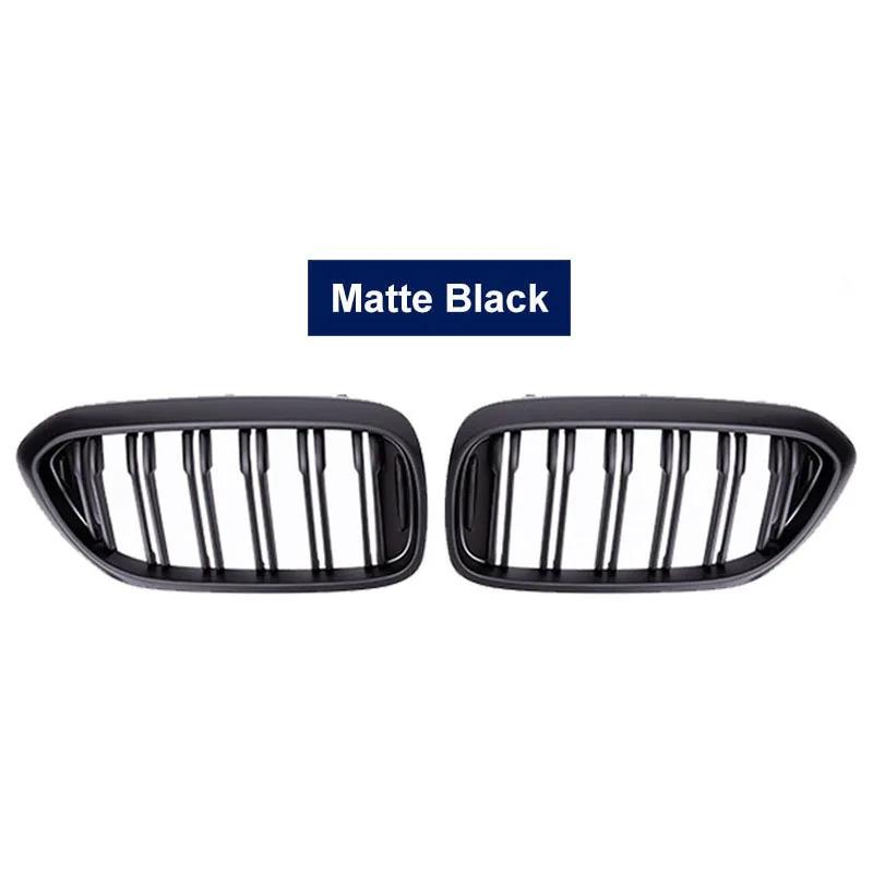 Front Racing Kidney Grille for Bmw 5 Series G30 G38 525I 530I 540I 550I 2017-2020 M-Performance Bumper 2 Slat Grill Replacemt