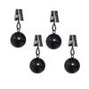 4 pcs Gravity Ball Curtain Weight Ball with Clip Windproof Curtain Weights Rustproof Durable Table Cloth Weights Outdoor Use