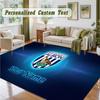 Crystal Velvet Square Rug Custom NameWest Bromwich Albion Pattern Non Slip Home Floor Decor Rug