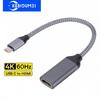 Кабель USB C - HDMI 4K 60 Гц Type C - HDMI-совместимый преобразователь Type C - HD TV Display Adapter для ноутбука, ПК, планшета, телевизора, MacBook