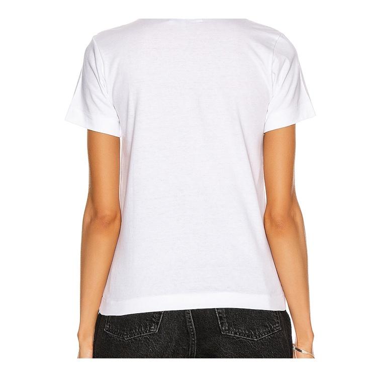 Comme des Garçons PLAY (WMNS) COMME des GARCONS PLAY Play Logo Tee 'White Black' Women's AZ-T067-051-1