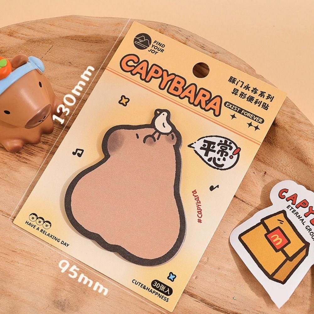 30pcs Capybara Sticky Notes Thickened To Do List Planner Notepad Memo Pad Paper  Student