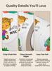 1Roll(500Pcs) Learning Animals Reward Stickers for Students 1.0'' Round 8 Designs Decal Diy Adorn Gifts Package Home Decoration