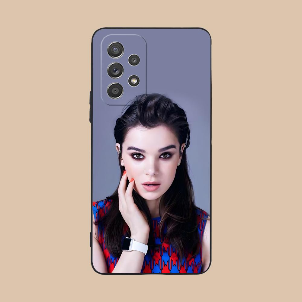 Hailee Steinfeld Матовый ТПУ Чехол для Мобильного Телефона для Samsung Galaxy M55 54 42 35 34 33 32 23 22 15 14 13 12 F55 5G Цветной Чехол