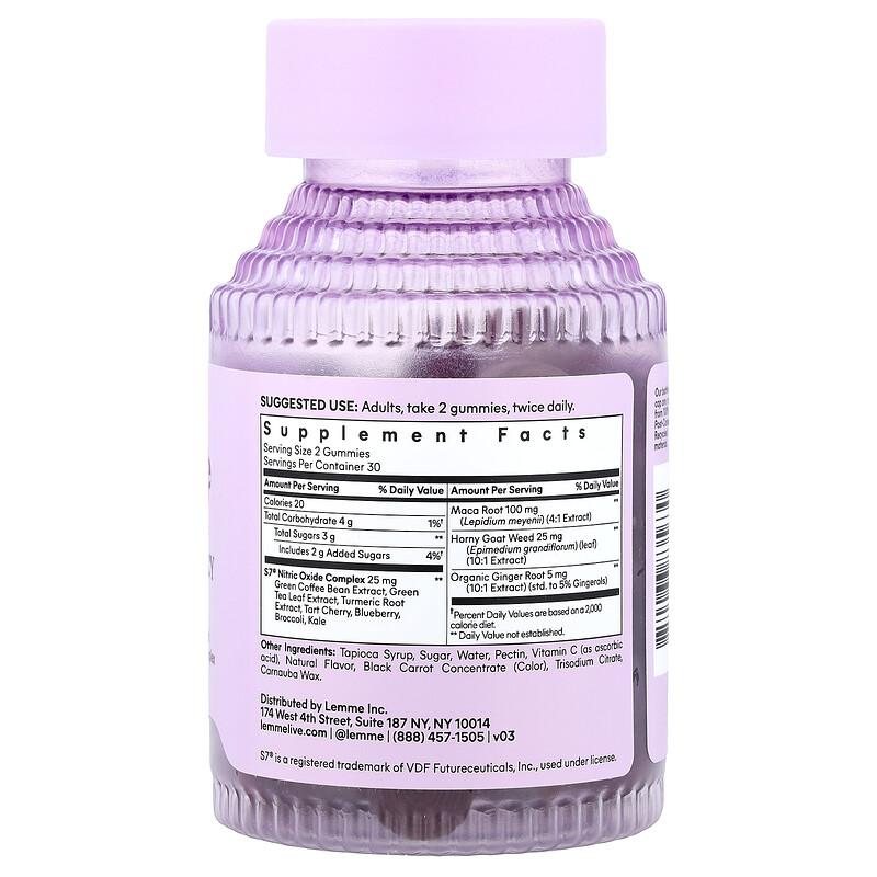Play, Daily Intimacy Gummies, Cherry, 60 Gummies