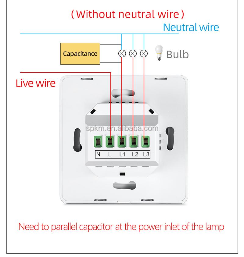 SPKM DS-102JL 1 Gang Timing Control APP Connect WiFi Wall Switch EU/UK Single/Zero Fire Tuya Smart Home Products