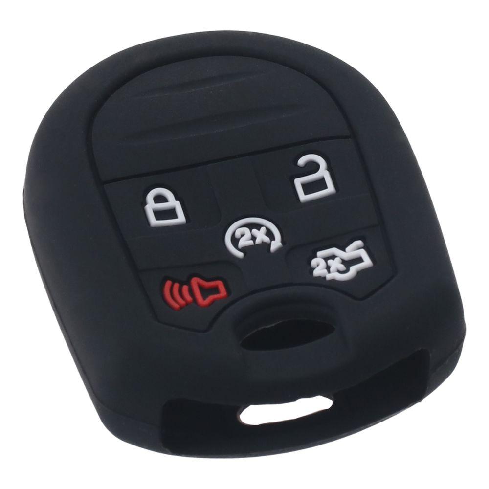 Durable Silicone Case 4/5 Buttons Car Key Box Accessories Car Key Shell for Ford Car
