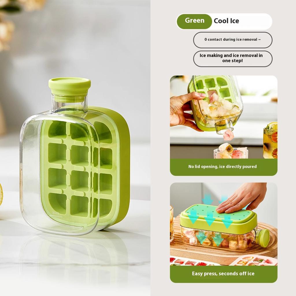 Gianxi Форма для льда Ледяная сетка Бутылка для воды Бытовая Пищевой класс Прессованный лед Коробка для хранения Артефакт для льда