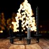 Candle Holder Centerpiece Decoration for 4 Candelabra Pillar Candles Candlestick Tealight Holders