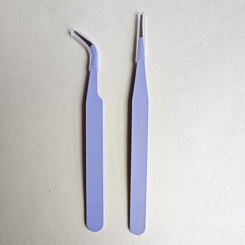2 шт., пинцеты из нержавеющей стали, цветные пинцеты, пинцеты Guka