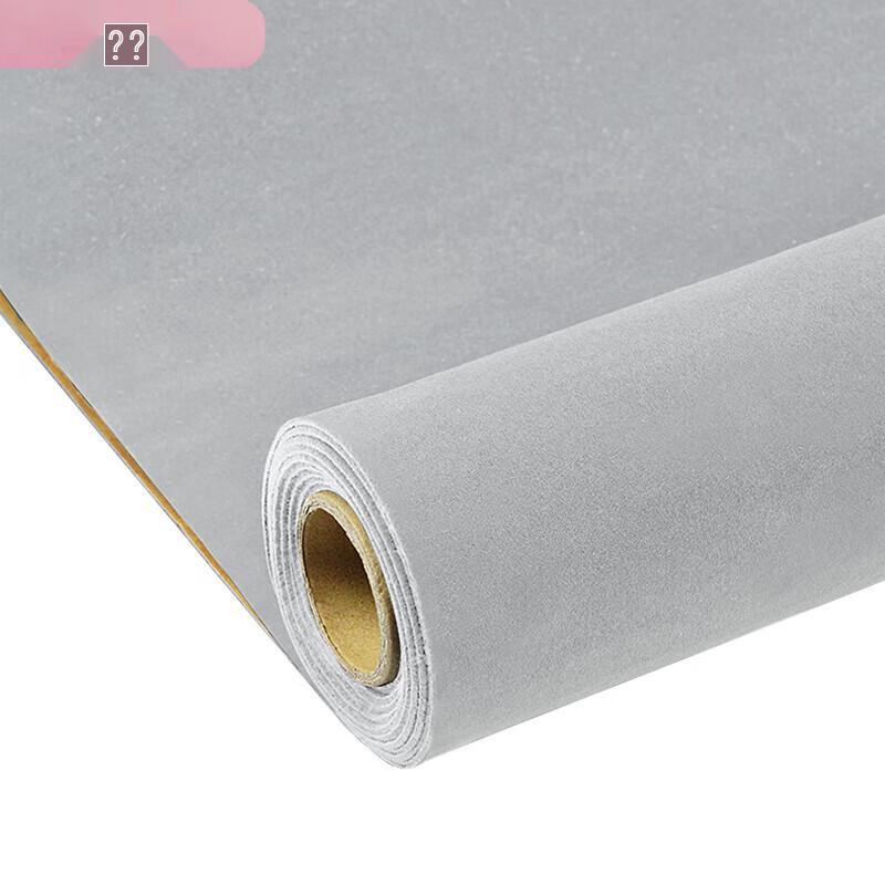Самоклеящаяся серая флокированная ткань
