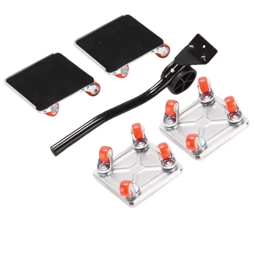 New Furniture Lift Set Furniture Mover Tool 360°Rotation Rubber Wheels Moving Sofa Cabinet Refrigerator 2 Pairs Anti Slip Pad