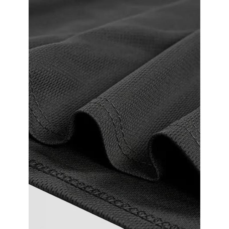 Европейские размеры Мужская повседневная футболка с коротким рукавом | Летняя дышащая футболка с круглым вырезом с геометрическим узором на мотоциклетную тематику