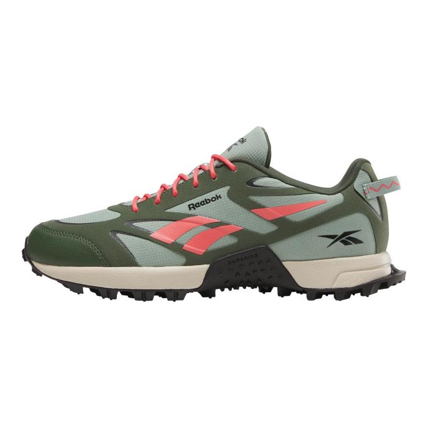 Reebok Износостойкие повседневные кроссовки с низким верхом для трейлраннинга, женские, зеленые/розовые, 100209958