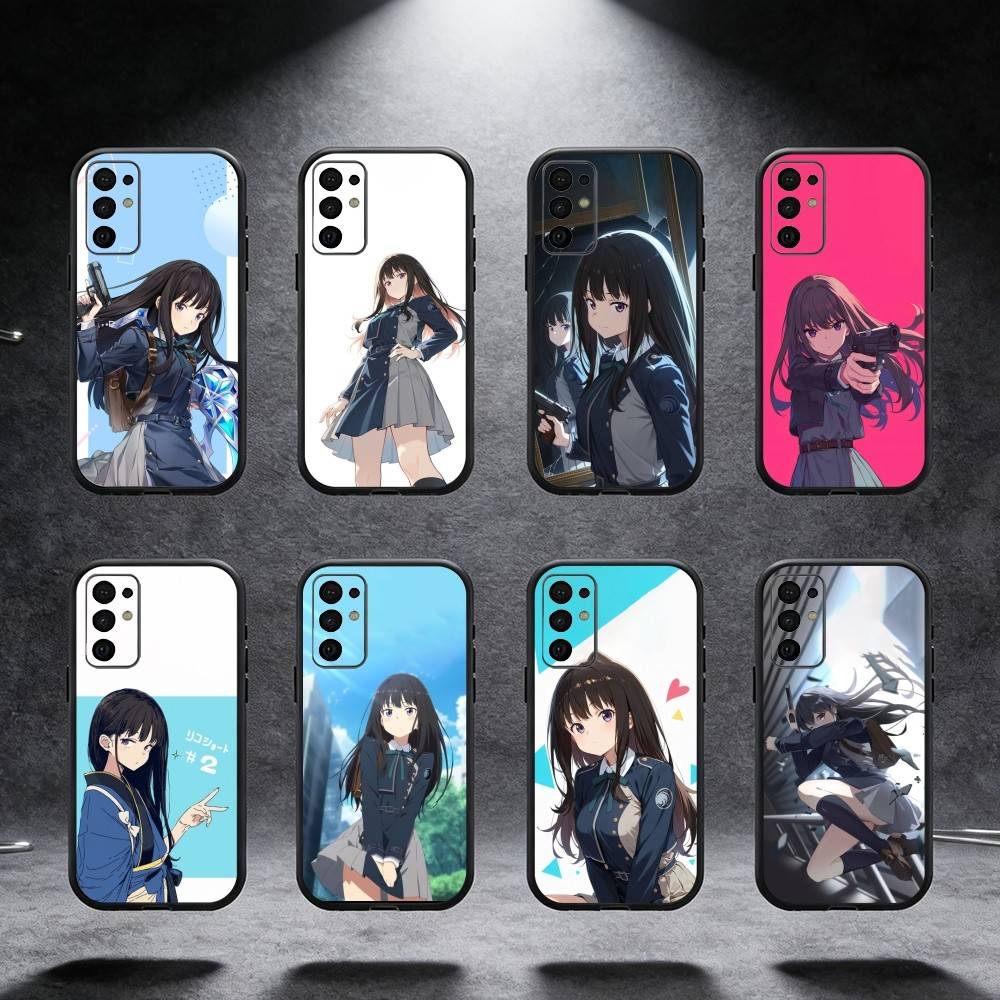 DA I-Inoue T-Takina Чехол для телефона для Samsung S25,S24,S21,S22,S23,S30,Ultra,S20,Plus,Fe,Note,5G Черный чехол