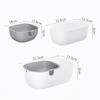 Big Capacity Double Layer Drain Basket Plastic Fruit Plate Thickened Dried Fruit Box  Kitchen