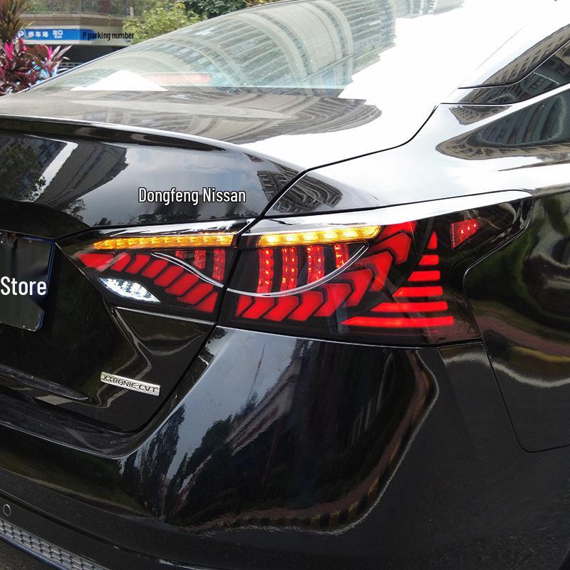 19-22 ALTIMA Teana LED Dragon Scale Tail Light: Daytime Running, Brake, Reverse, Fog