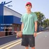 Warrior Men's Ice Silk Quick-Dry T-Shirt with JHL Shark Logo