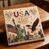 США 250-летие DIY Жемчужная живопись с аксессуарами Жемчужные картины Искусство и поделки для декора стен дома