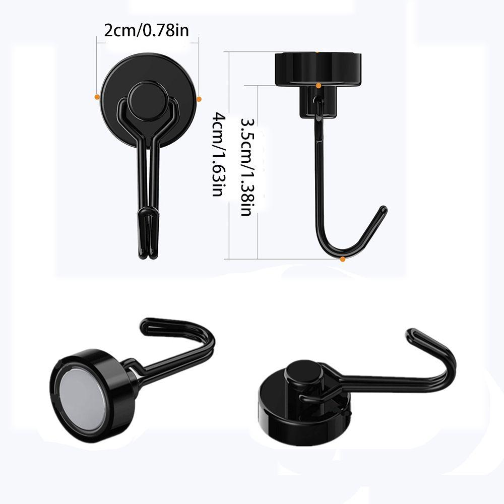 1-8 шт. магнитный крючок сверхпрочные магниты крючок сильный неодимовый магнит крючки для дома ванная комната кухня холодильник венок ключи