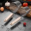 Multifuntional 201Stainless Steel Food Strainer Basket with Ergonomic Handle Suitable for Steaming and Blanching