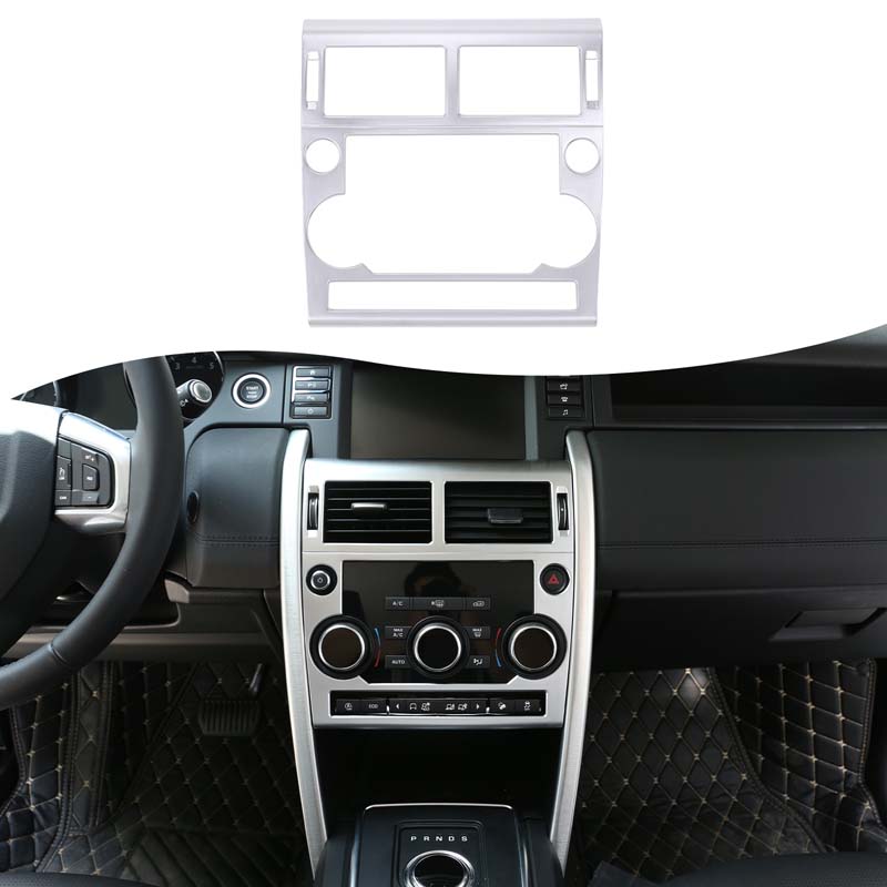 Для Land Rover Discovery Sport 2015-2019 Рамка Декоративная Панель Управления Кондиционером и CD-проигрывателем на Центральной Консоли Автомобиля