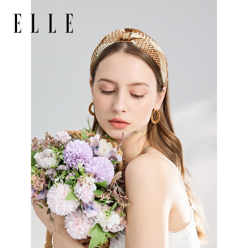 ELLE Summer Women's High Headtop Fashion Style Versatile Braided Headband