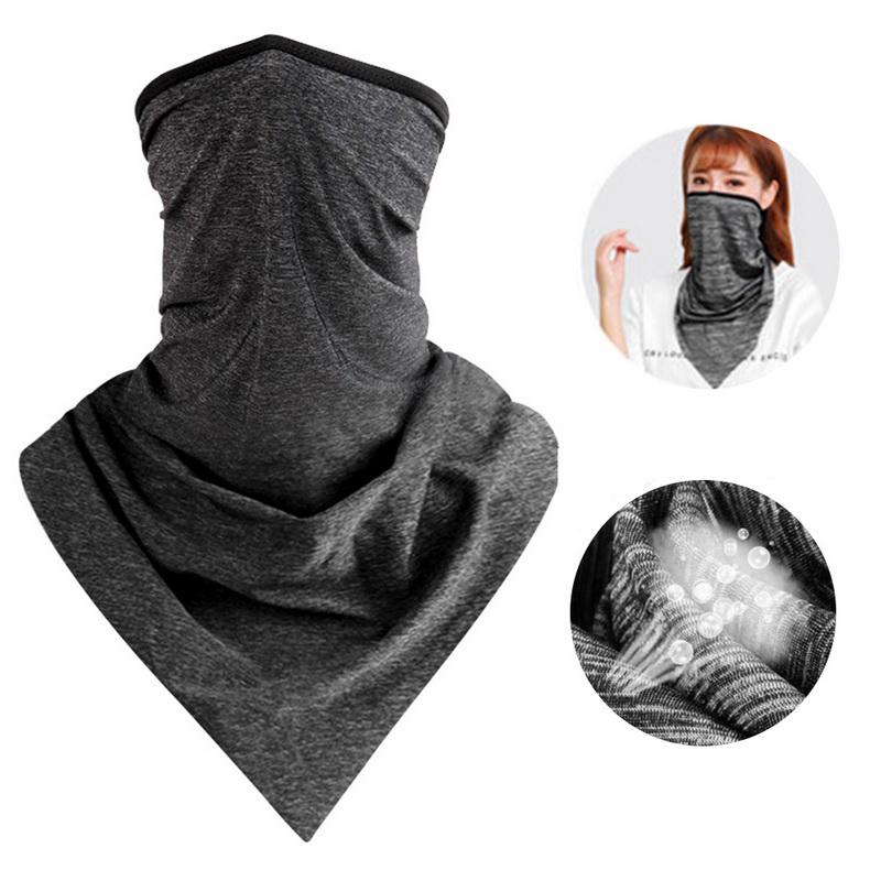 УФ-защитный шарф, ледяной шелк, маска для лица, маска для шеи, быстросохнущая уличная рыбалка, велоспорт, волшебный мотоцикл, дышащая бандана