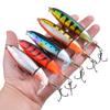 Black Bass Topwater Floating Lure with a Rotating Prop Bait Swisher Includes Special Set of 5 in 5 Colors Propeller, Lure, Packaging, 12g,
