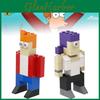 Moc-156603 Будущий летающий мультяшный анимационный конструктор Настраиваемая пластиковая игрушка для самостоятельной сборки