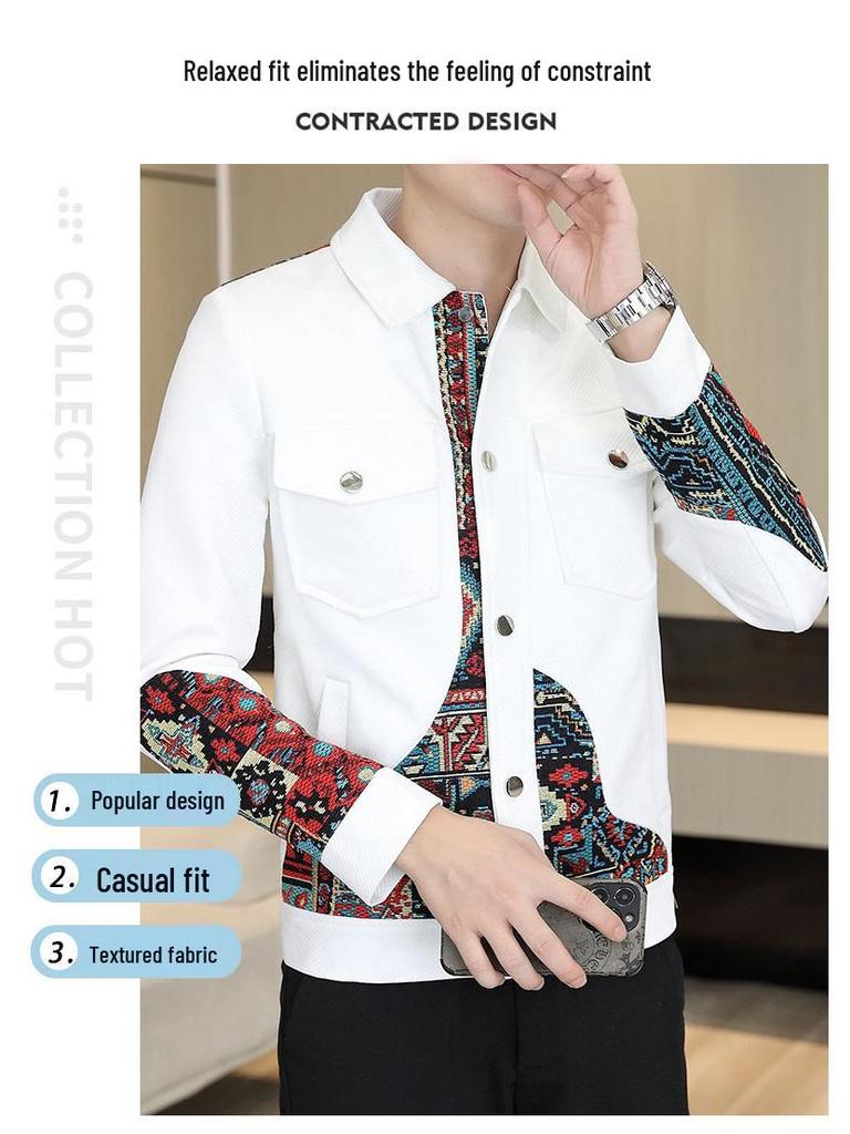 2025 Men's High-End Trendy Autumn/Winter Fashion Jacket