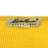 EDDIE BAUER Вафельная футболка с коротким рукавом желтая Крой и шитье для улицы Женская Б/у