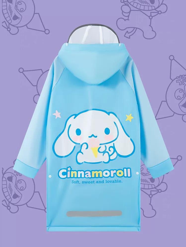 Sanrio Melody Girl Mid Length Long Length Kids Raincoat