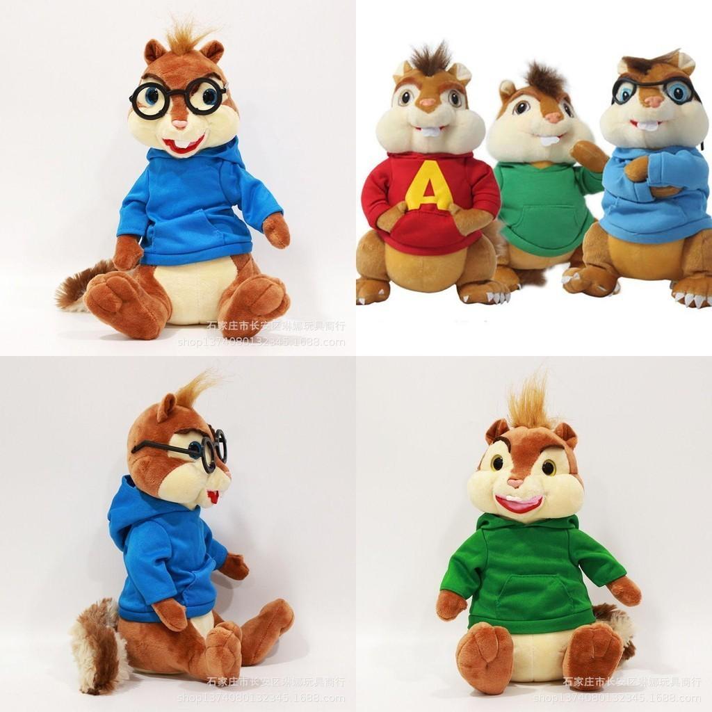 Lovable Alvin And The Chipmunks Theodore Simon Stuffed Animal Doll